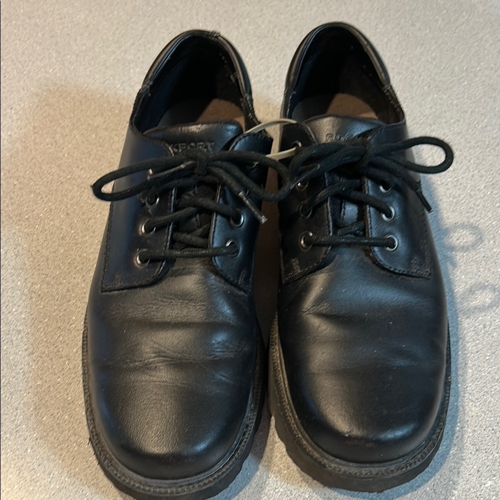 Rockport sz 10.5 Northfield Hydro-Shield, Waterproof,Black Leather Men's Shoe